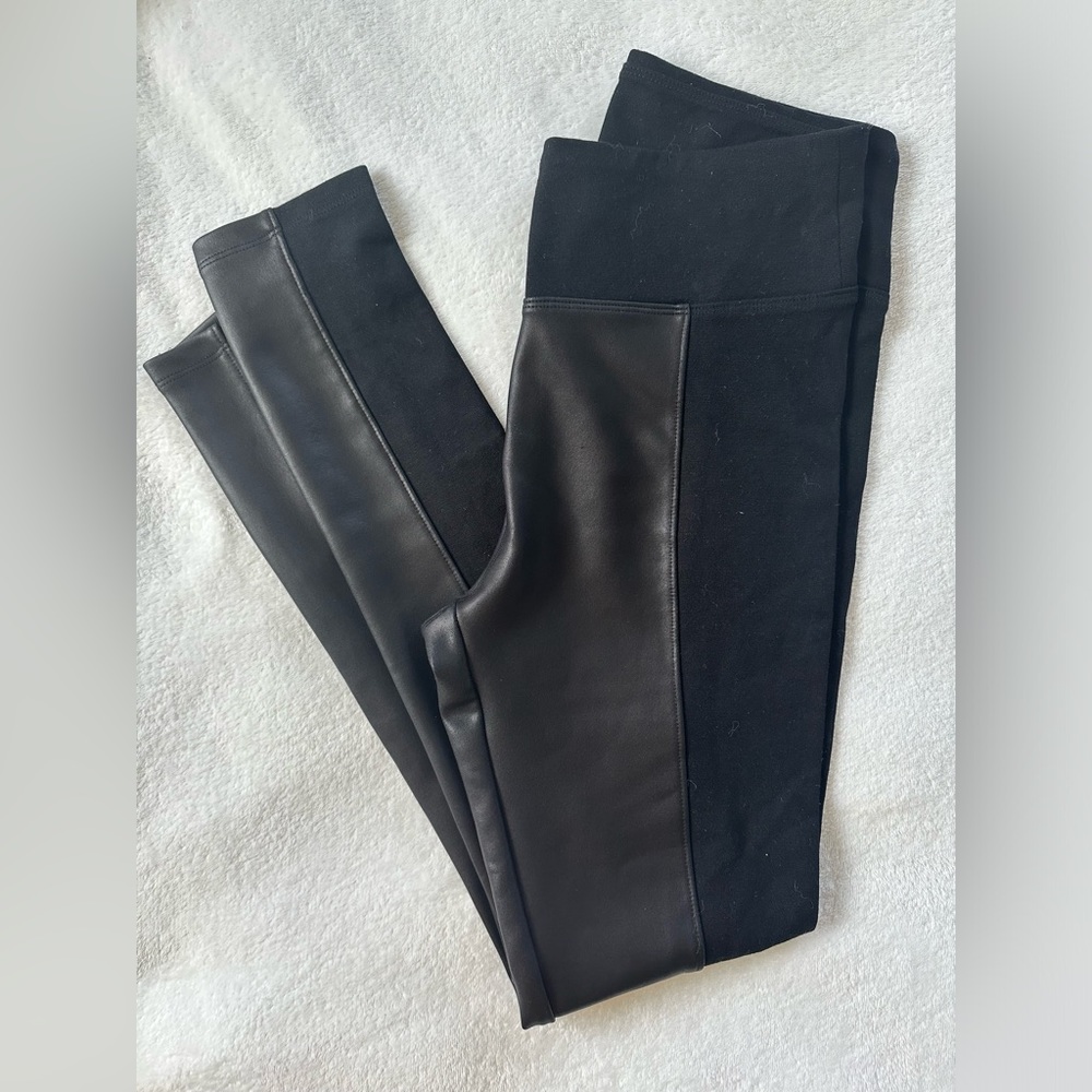 Express faux leather leggings